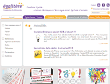 Tablet Screenshot of egalitere.com